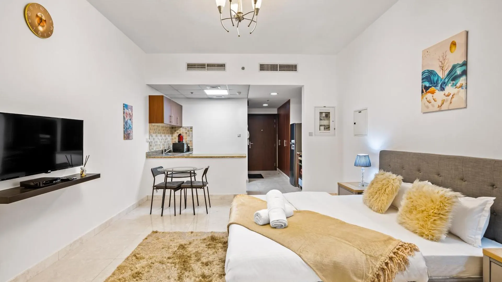 Apartment Cozy Business Bay Studio With Burj Khalifa View Dubai